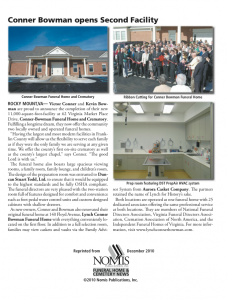 CONNER BOWMAN OPENS SECOND FACILITY